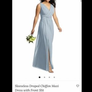 Dressy Collection Blue Chiffon Dress size 22W
